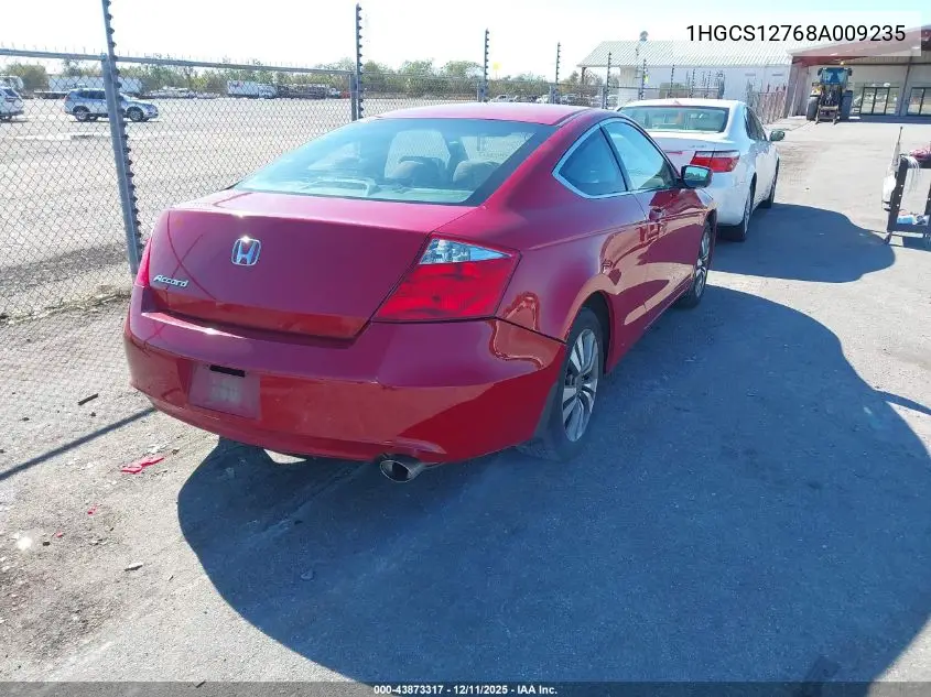 1HGCS12768A009235 2008 Honda Accord 2.4 Ex