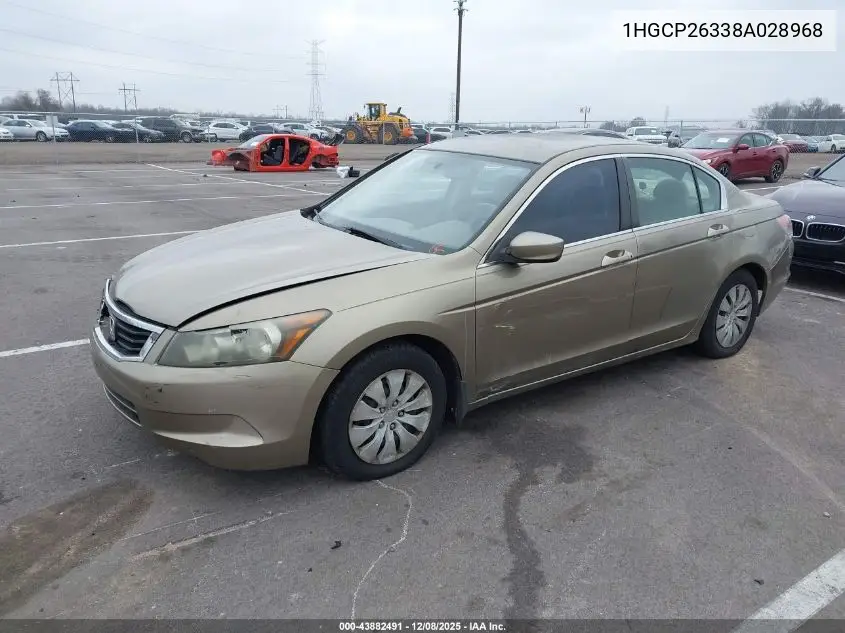 1HGCP26338A028968 2008 Honda Accord 2.4 Lx