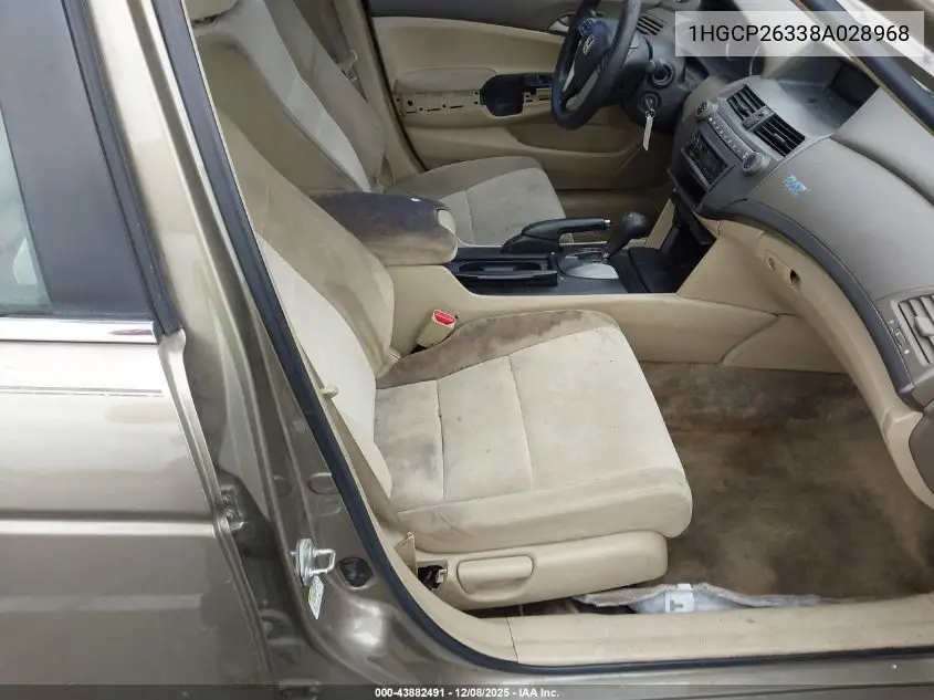 1HGCP26338A028968 2008 Honda Accord 2.4 Lx