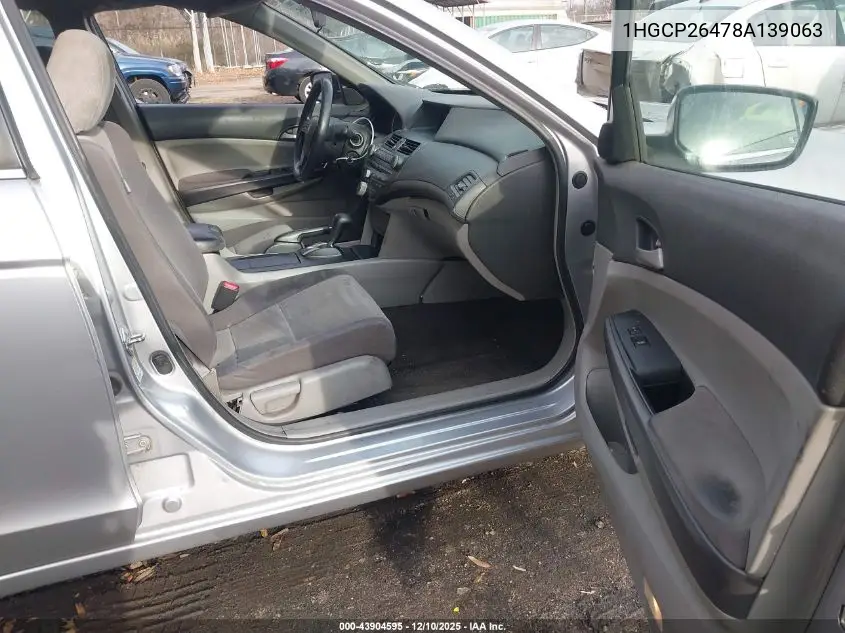1HGCP26478A139063 2008 Honda Accord 2.4 Lx-P