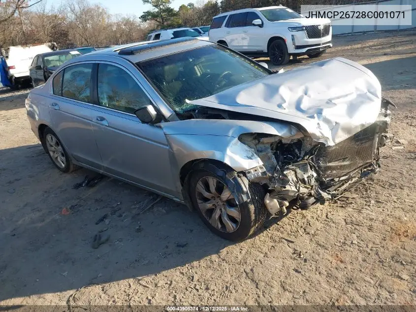 JHMCP26728C001071 2008 Honda Accord 2.4 Ex