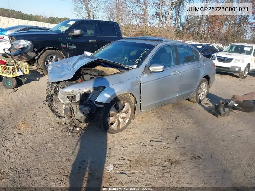JHMCP26728C001071 2008 Honda Accord 2.4 Ex