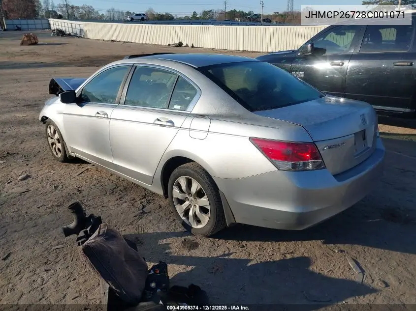 JHMCP26728C001071 2008 Honda Accord 2.4 Ex