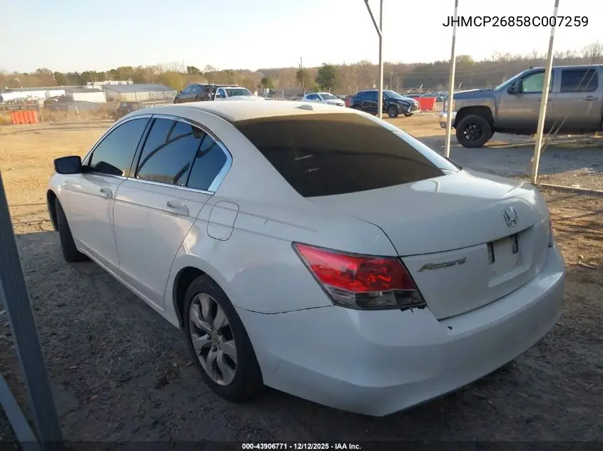 JHMCP26858C007259 2008 Honda Accord 2.4 Ex-L