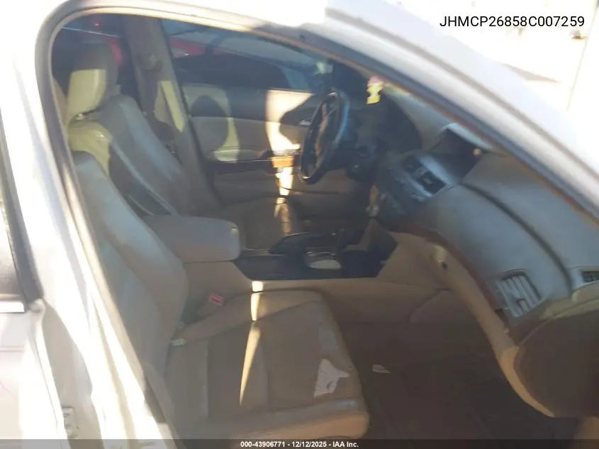 JHMCP26858C007259 2008 Honda Accord 2.4 Ex-L