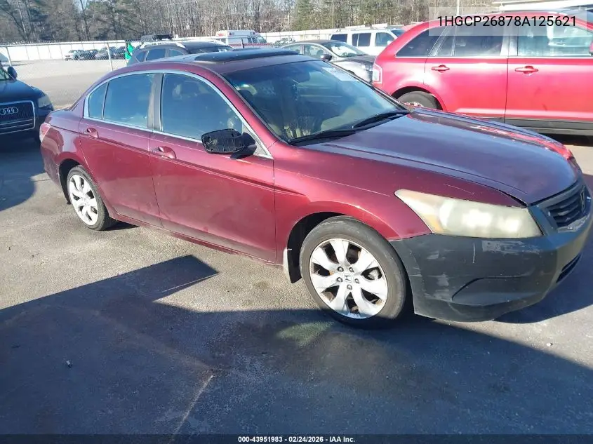 1HGCP26878A125621 2008 Honda Accord 2.4 Ex-L