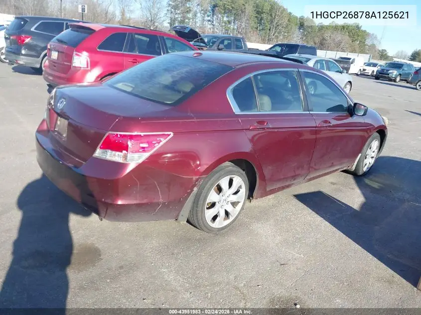 1HGCP26878A125621 2008 Honda Accord 2.4 Ex-L