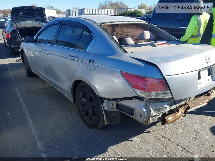 1HGCP26458A063696 2008 Honda Accord 2.4 Lx-P