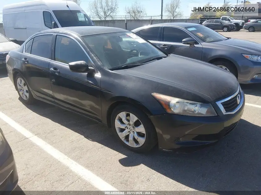 JHMCP26868C062660 2008 Honda Accord 2.4 Ex-L