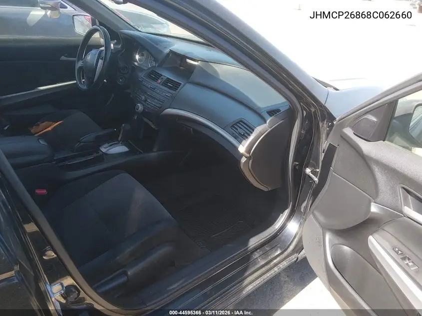 JHMCP26868C062660 2008 Honda Accord 2.4 Ex-L