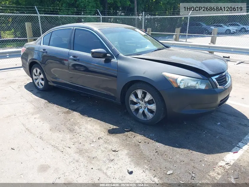 1HGCP26868A120619 2008 Honda Accord 2.4 Ex-L