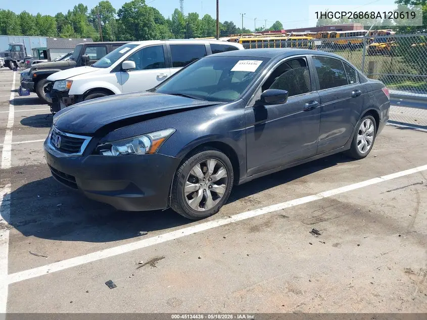 1HGCP26868A120619 2008 Honda Accord 2.4 Ex-L