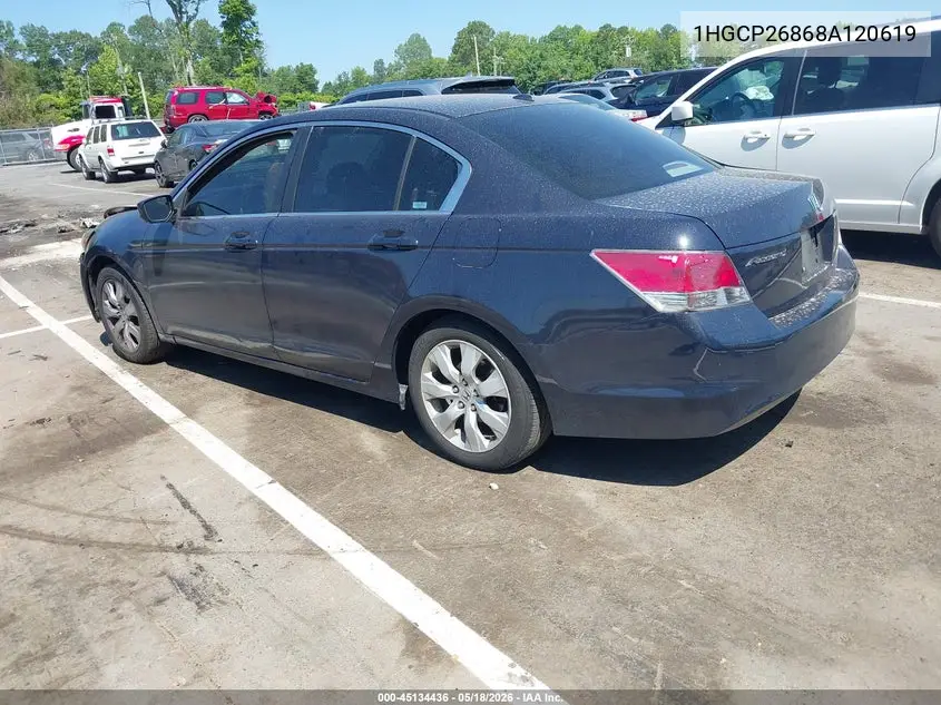 1HGCP26868A120619 2008 Honda Accord 2.4 Ex-L
