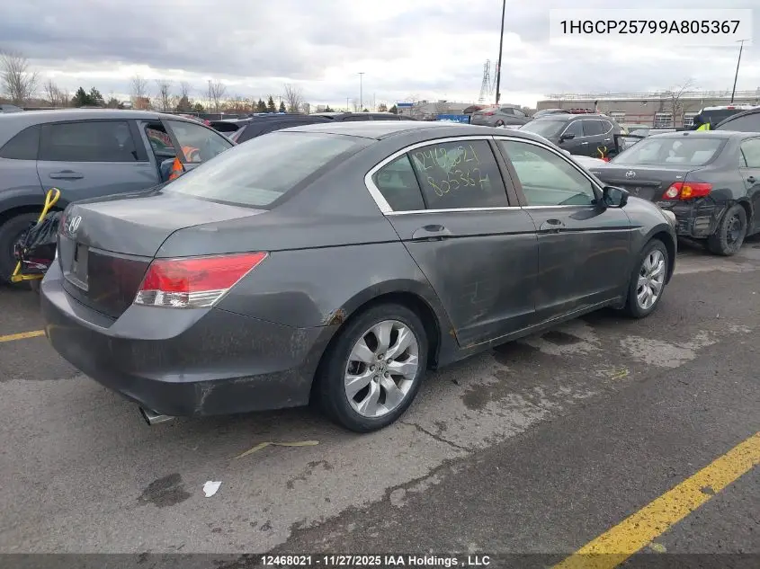 1HGCP25799A805367 2009 Honda Accord Ex