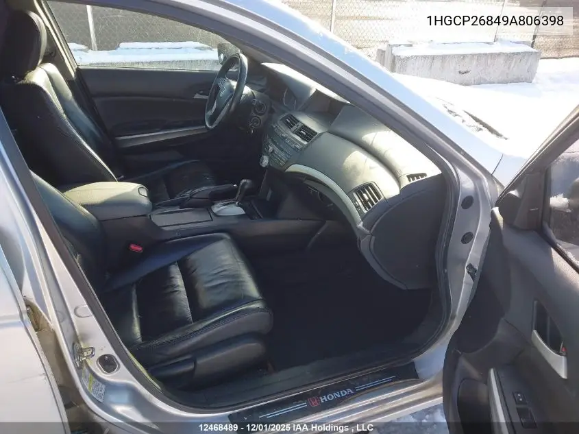 1HGCP26849A806398 2009 Honda Accord Ex-L