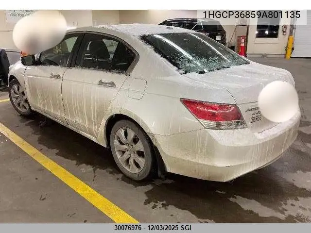 1HGCP36859A801135 2009 Honda Accord Exl