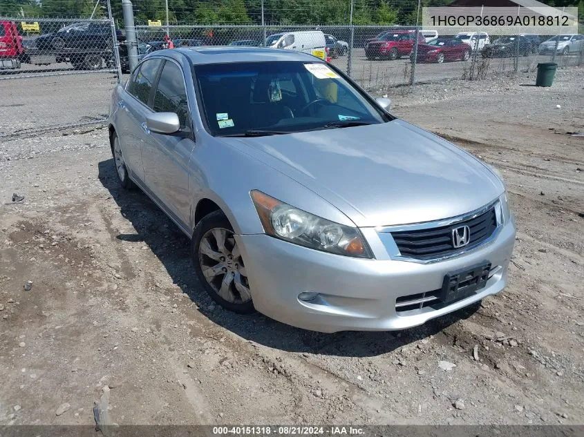 1HGCP36869A018812 2009 Honda Accord 3.5 Ex-L