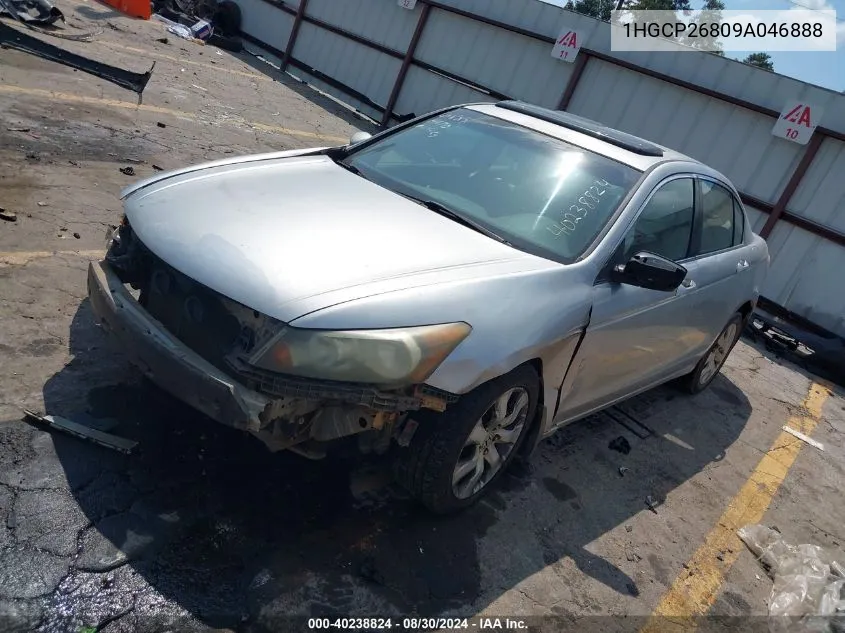 1HGCP26809A046888 2009 Honda Accord 2.4 Ex-L