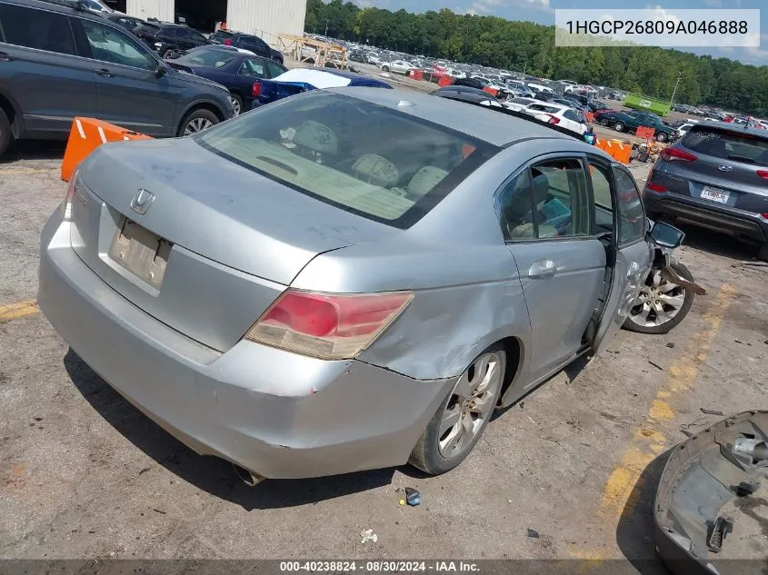 2009 Honda Accord 2.4 Ex-L VIN: 1HGCP26809A046888 Lot: 40238824