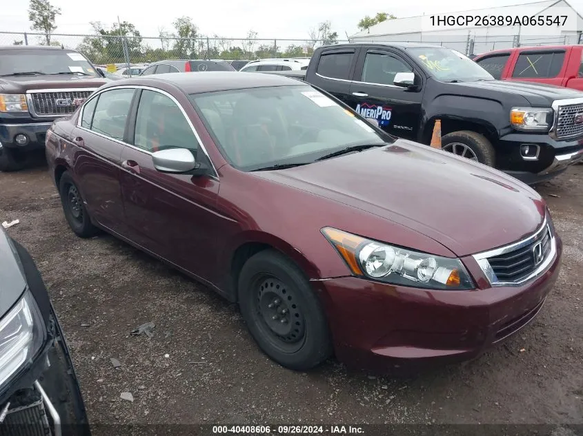 1HGCP26389A065547 2009 Honda Accord 2.4 Lx