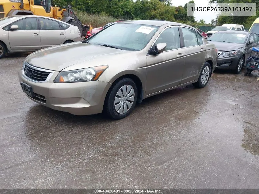 1HGCP26339A101497 2009 Honda Accord 2.4 Lx