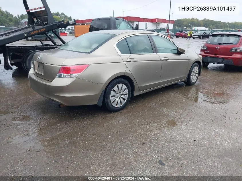 2009 Honda Accord 2.4 Lx VIN: 1HGCP26339A101497 Lot: 40420401