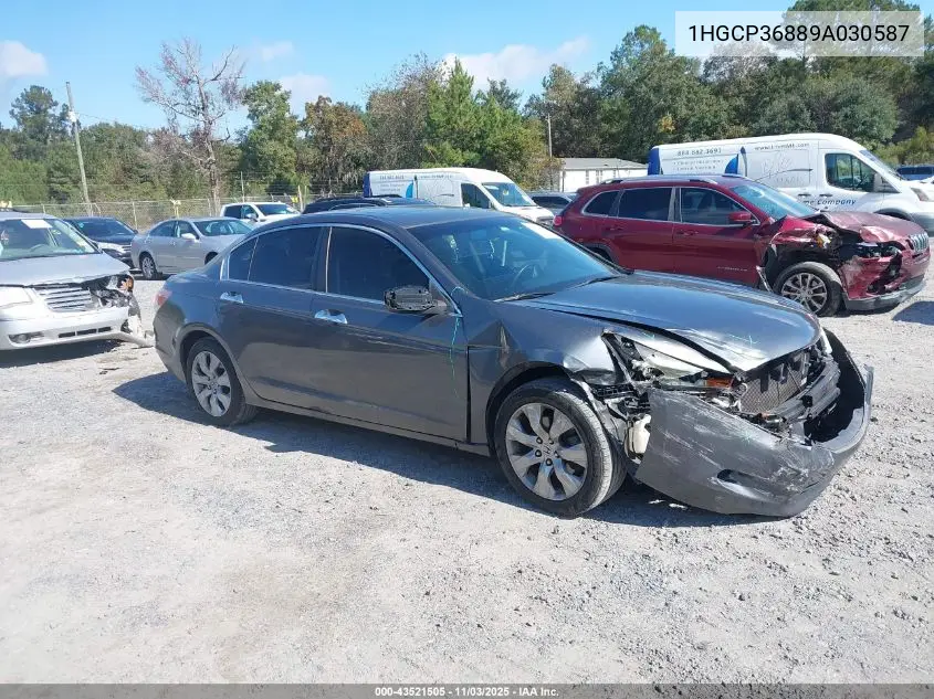 1HGCP36889A030587 2009 Honda Accord 3.5 Ex-L