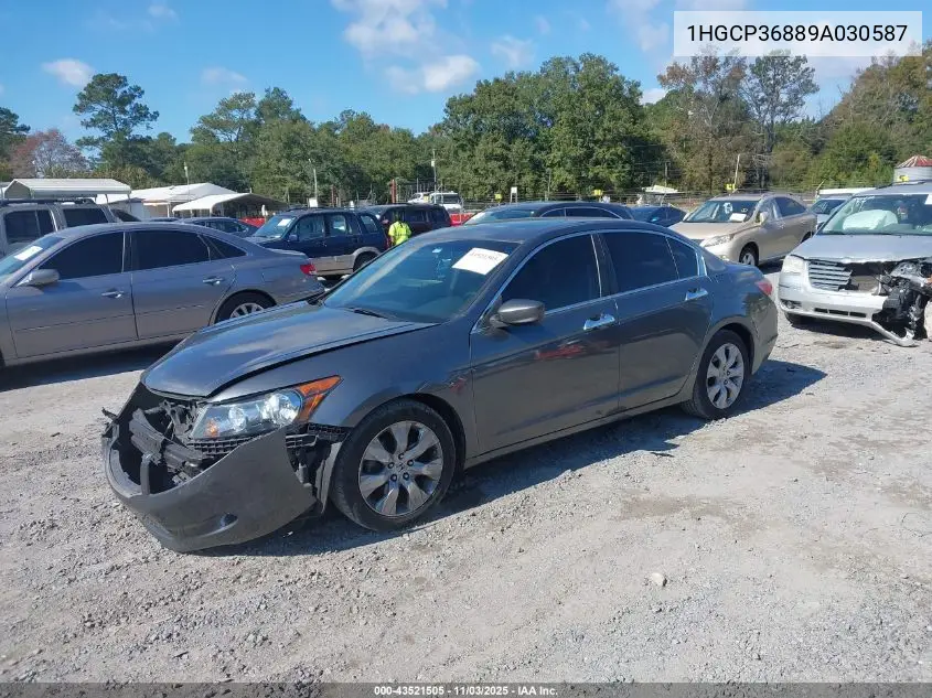 1HGCP36889A030587 2009 Honda Accord 3.5 Ex-L