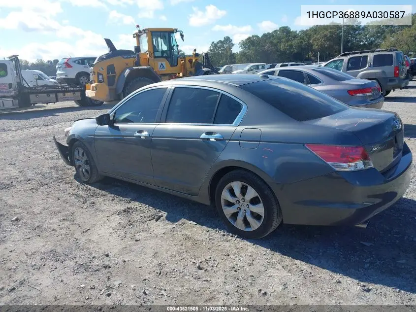 1HGCP36889A030587 2009 Honda Accord 3.5 Ex-L