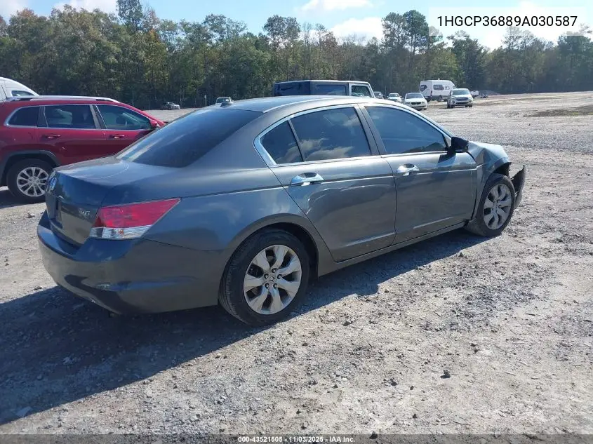 1HGCP36889A030587 2009 Honda Accord 3.5 Ex-L