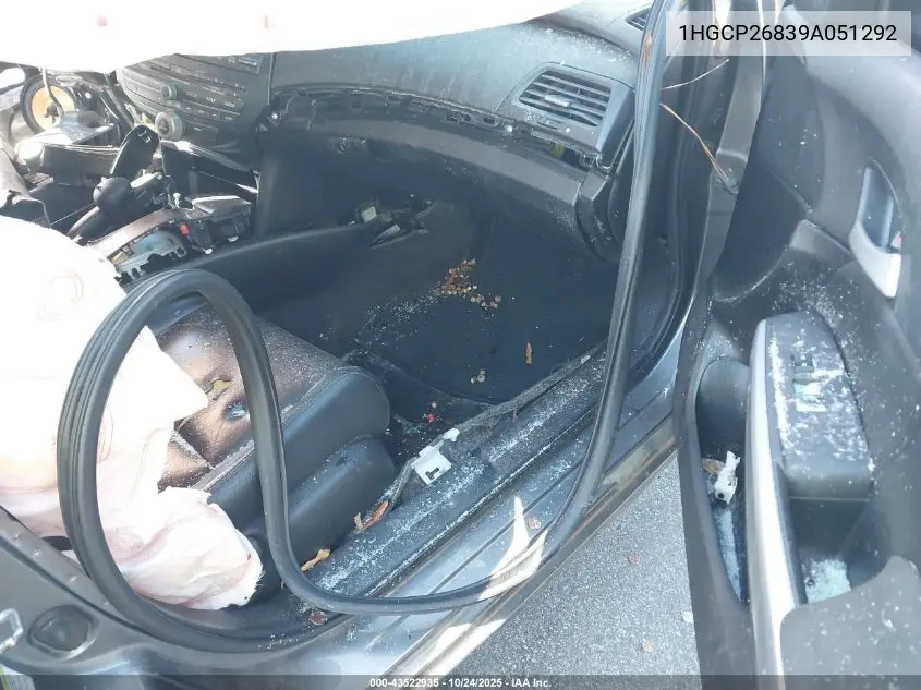 1HGCP26839A051292 2009 Honda Accord 2.4 Ex-L
