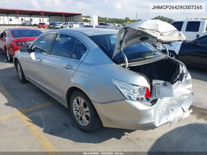JHMCP26429C007265 2009 Honda Accord 2.4 Lx-P