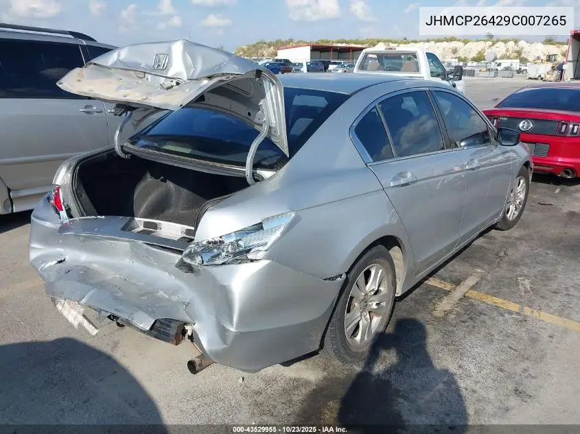 JHMCP26429C007265 2009 Honda Accord 2.4 Lx-P