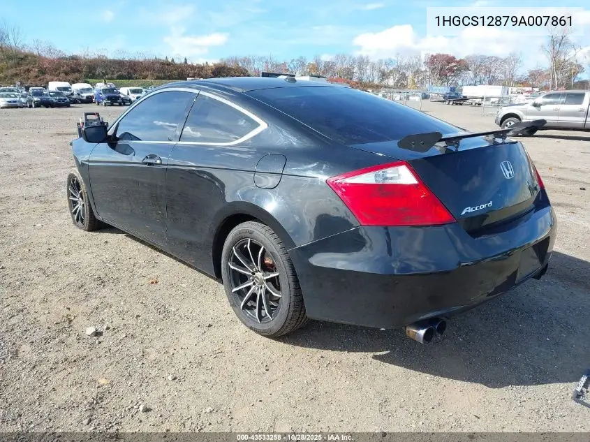 1HGCS12879A007861 2009 Honda Accord 2.4 Ex-L