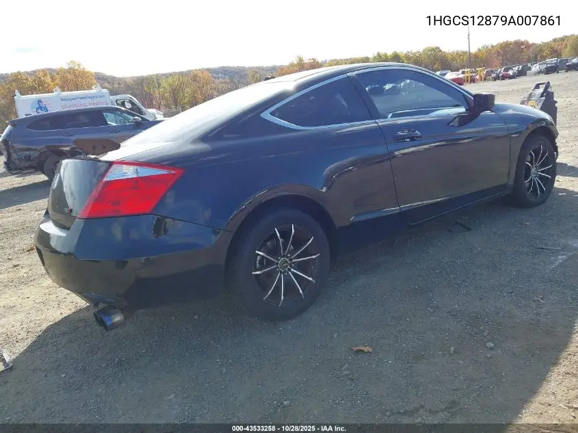 1HGCS12879A007861 2009 Honda Accord 2.4 Ex-L