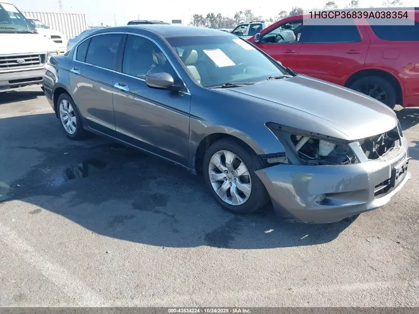 1HGCP36839A038354 2009 Honda Accord 3.5 Ex-L