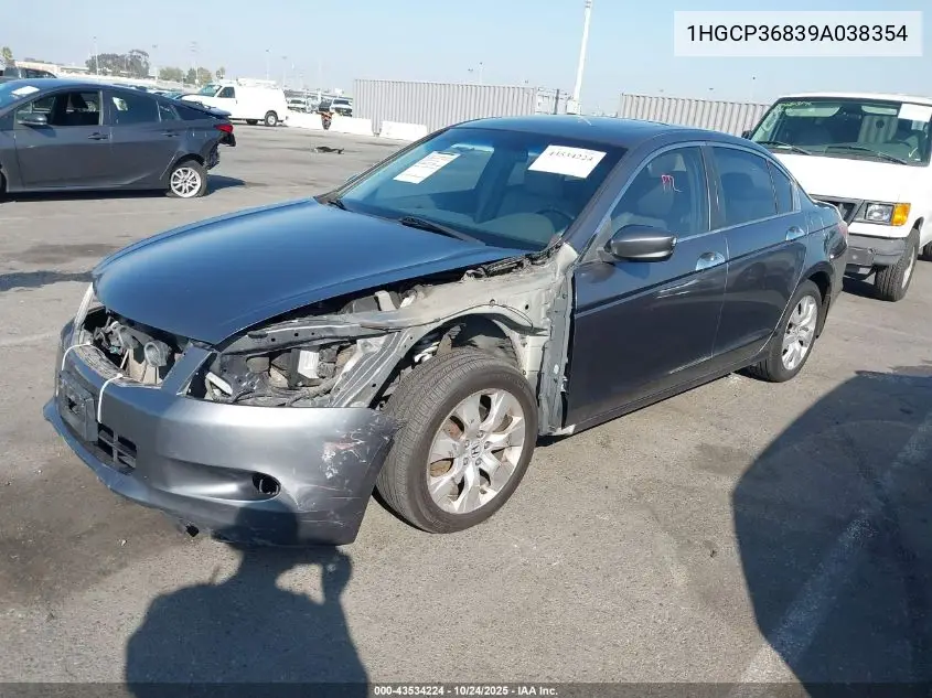 1HGCP36839A038354 2009 Honda Accord 3.5 Ex-L