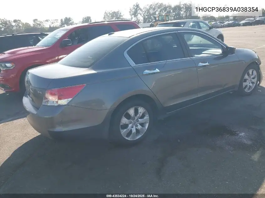 1HGCP36839A038354 2009 Honda Accord 3.5 Ex-L