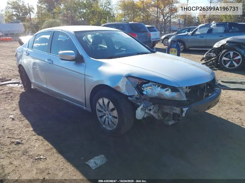 1HGCP26399A196731 2009 Honda Accord 2.4 Lx