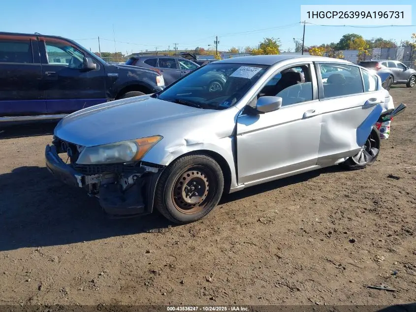 1HGCP26399A196731 2009 Honda Accord 2.4 Lx