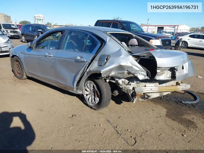 1HGCP26399A196731 2009 Honda Accord 2.4 Lx