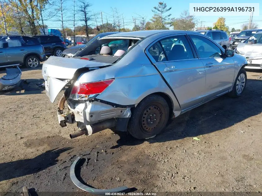 1HGCP26399A196731 2009 Honda Accord 2.4 Lx