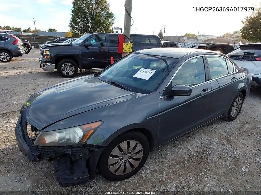 1HGCP26369A017979 2009 Honda Accord 2.4 Lx