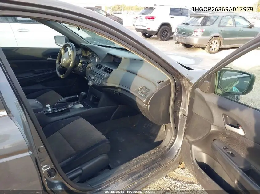 1HGCP26369A017979 2009 Honda Accord 2.4 Lx