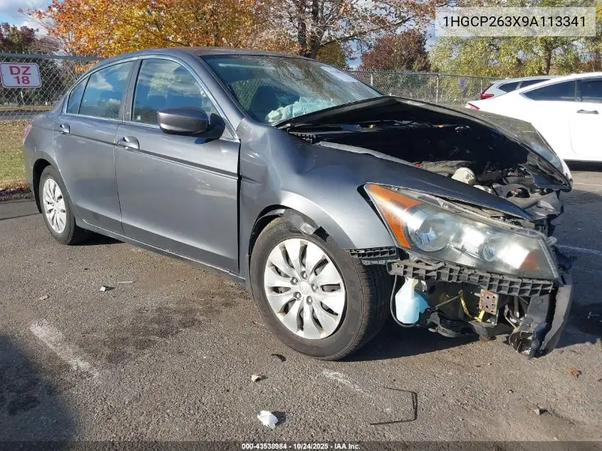 1HGCP263X9A113341 2009 Honda Accord 2.4 Lx