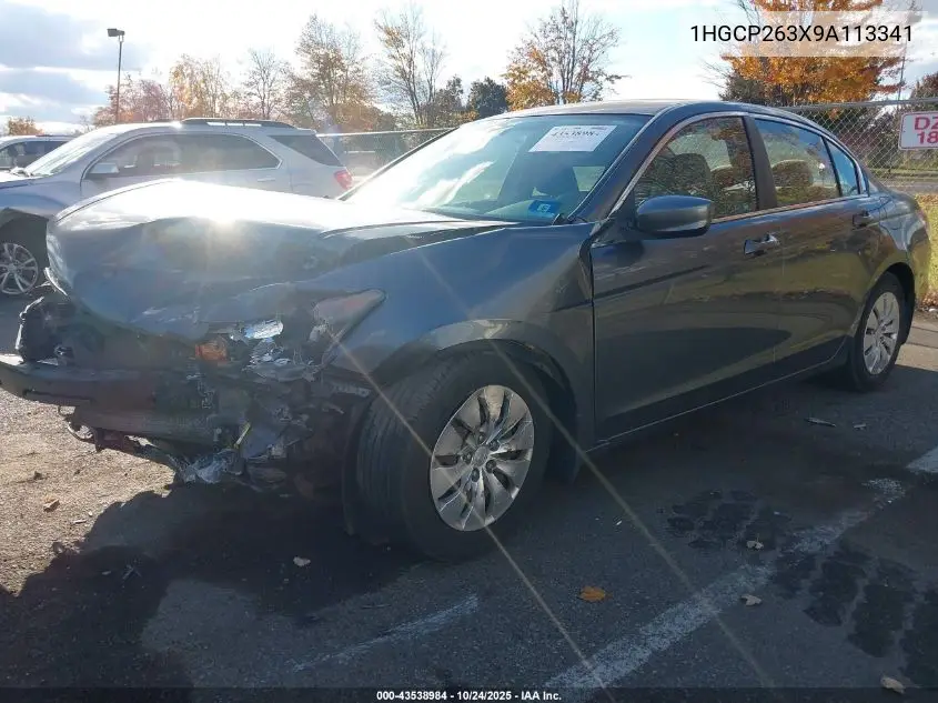 1HGCP263X9A113341 2009 Honda Accord 2.4 Lx