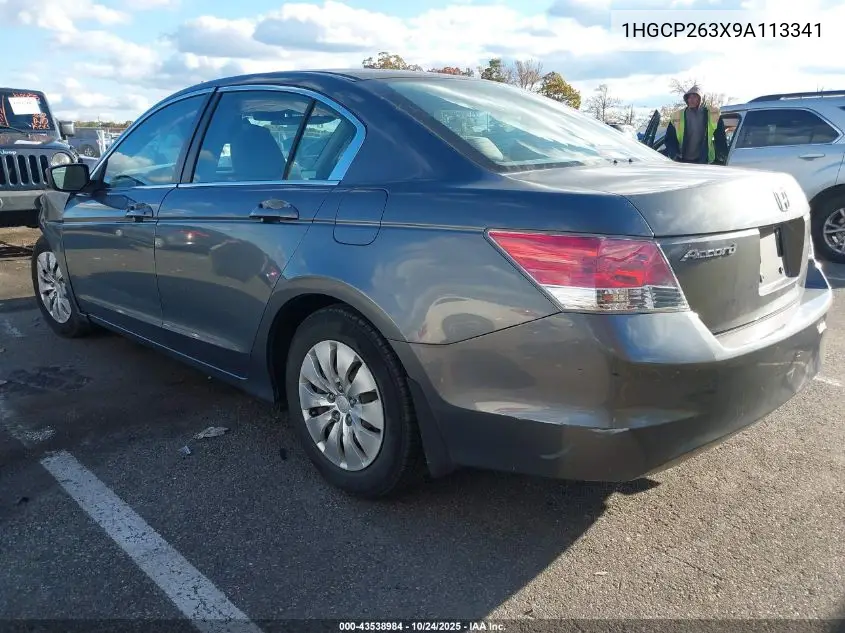 1HGCP263X9A113341 2009 Honda Accord 2.4 Lx