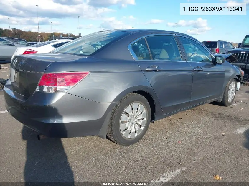 1HGCP263X9A113341 2009 Honda Accord 2.4 Lx