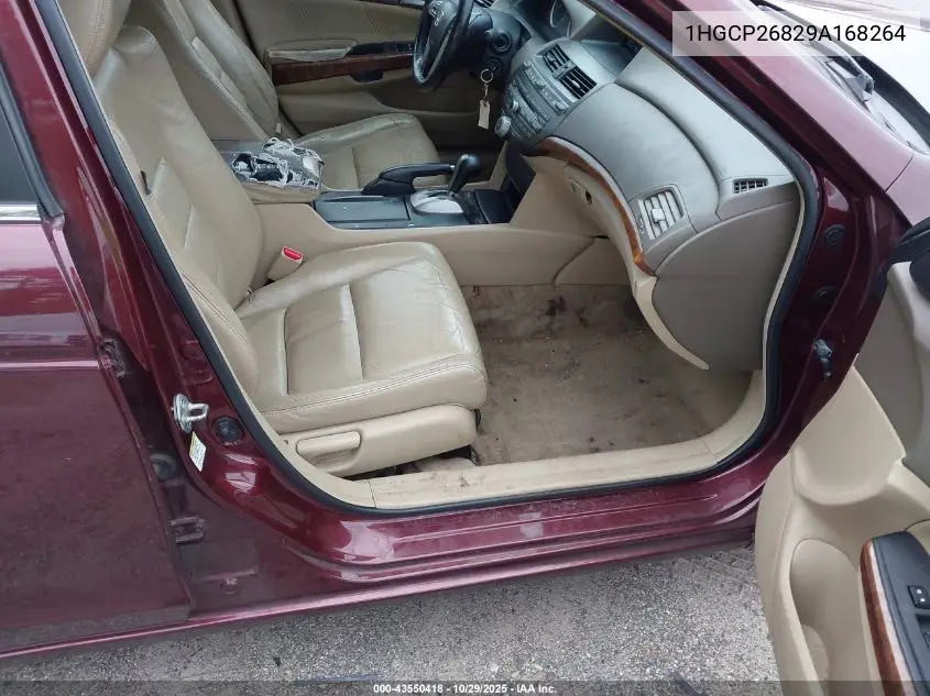 1HGCP26829A168264 2009 Honda Accord 2.4 Ex-L