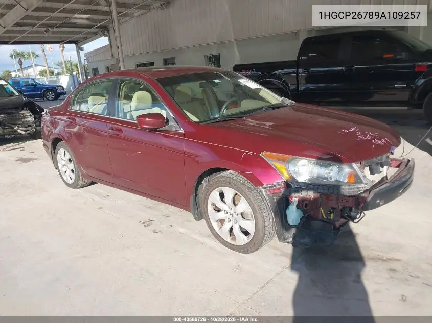 1HGCP26789A109257 2009 Honda Accord 2.4 Ex